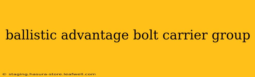 ballistic advantage bolt carrier group