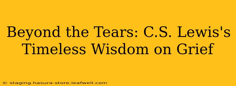 Beyond the Tears: C.S. Lewis's Timeless Wisdom on Grief