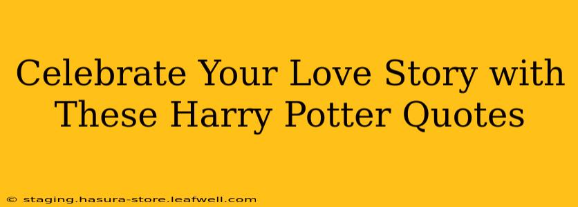 Celebrate Your Love Story with These Harry Potter Quotes