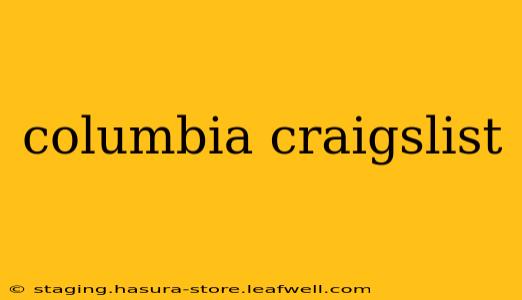 columbia craigslist
