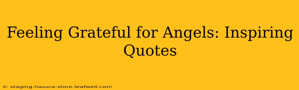 Feeling Grateful for Angels: Inspiring Quotes