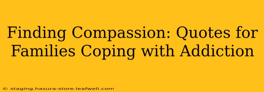 Finding Compassion: Quotes for Families Coping with Addiction