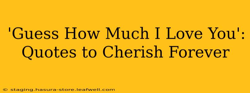 'Guess How Much I Love You': Quotes to Cherish Forever