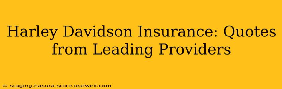 Harley Davidson Insurance: Quotes from Leading Providers