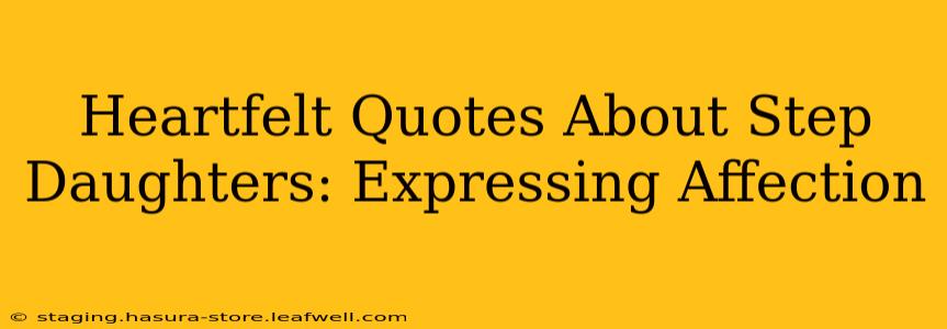 Heartfelt Quotes About Step Daughters: Expressing Affection