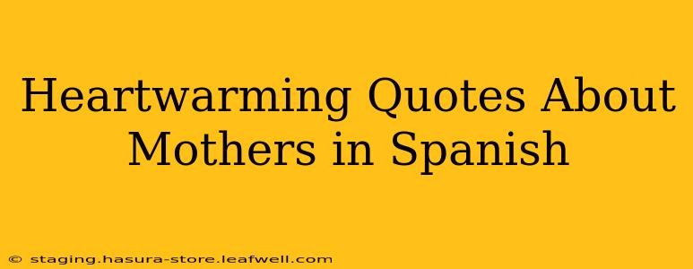 Heartwarming Quotes About Mothers in Spanish