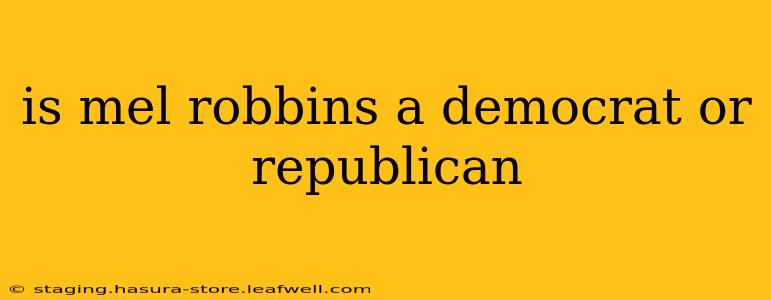 is mel robbins a democrat or republican