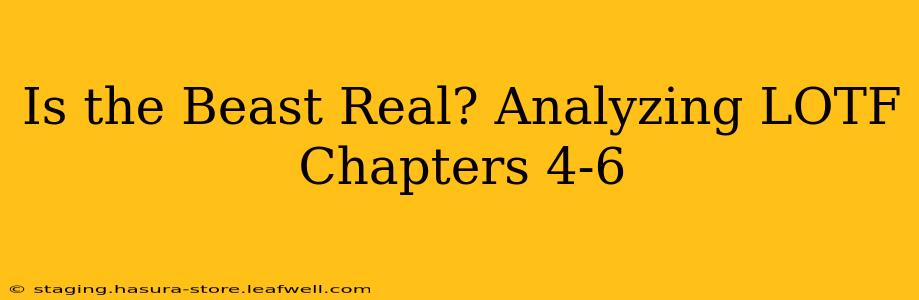 Is the Beast Real? Analyzing LOTF Chapters 4-6