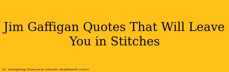 Jim Gaffigan Quotes That Will Leave You in Stitches