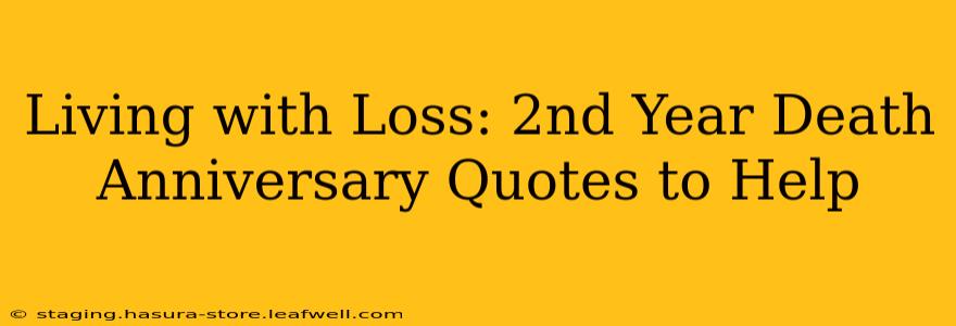 Living with Loss: 2nd Year Death Anniversary Quotes to Help