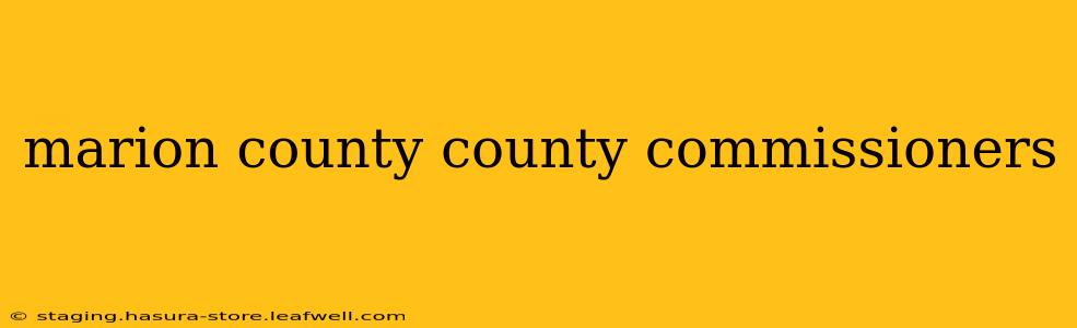 marion county county commissioners