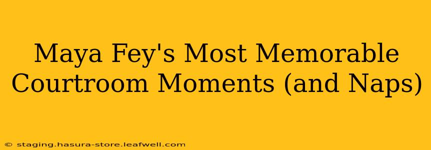 Maya Fey's Most Memorable Courtroom Moments (and Naps)