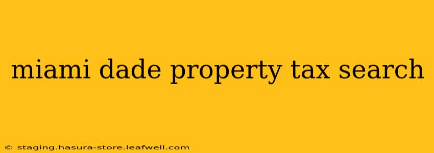 miami dade property tax search