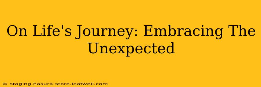 On Life's Journey: Embracing The Unexpected