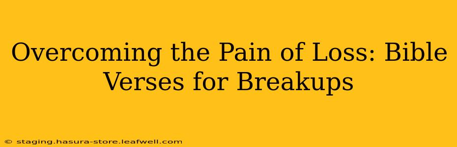 Overcoming the Pain of Loss: Bible Verses for Breakups