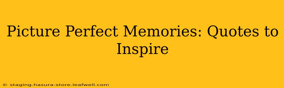Picture Perfect Memories: Quotes to Inspire