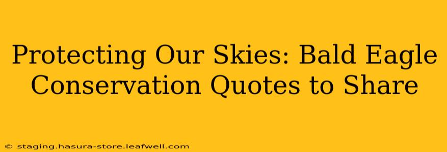 Protecting Our Skies: Bald Eagle Conservation Quotes to Share