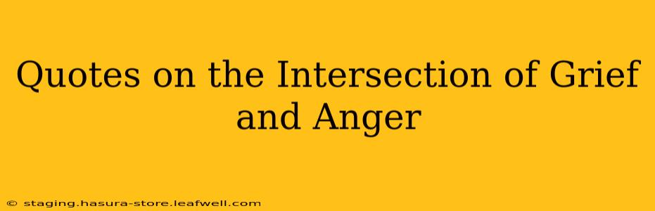 Quotes on the Intersection of Grief and Anger