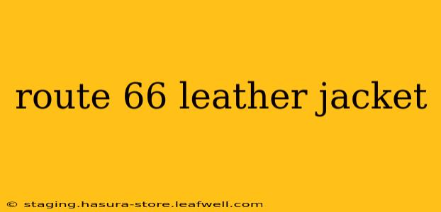 route 66 leather jacket