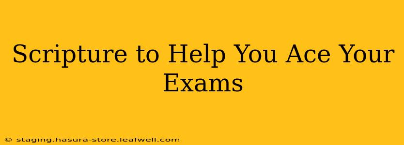 Scripture to Help You Ace Your Exams