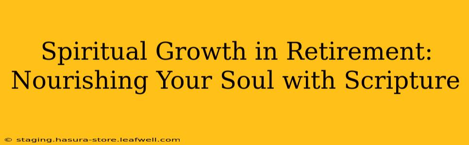 Spiritual Growth in Retirement: Nourishing Your Soul with Scripture