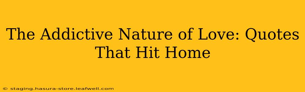 The Addictive Nature of Love: Quotes That Hit Home