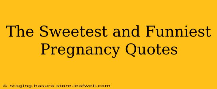 The Sweetest and Funniest Pregnancy Quotes
